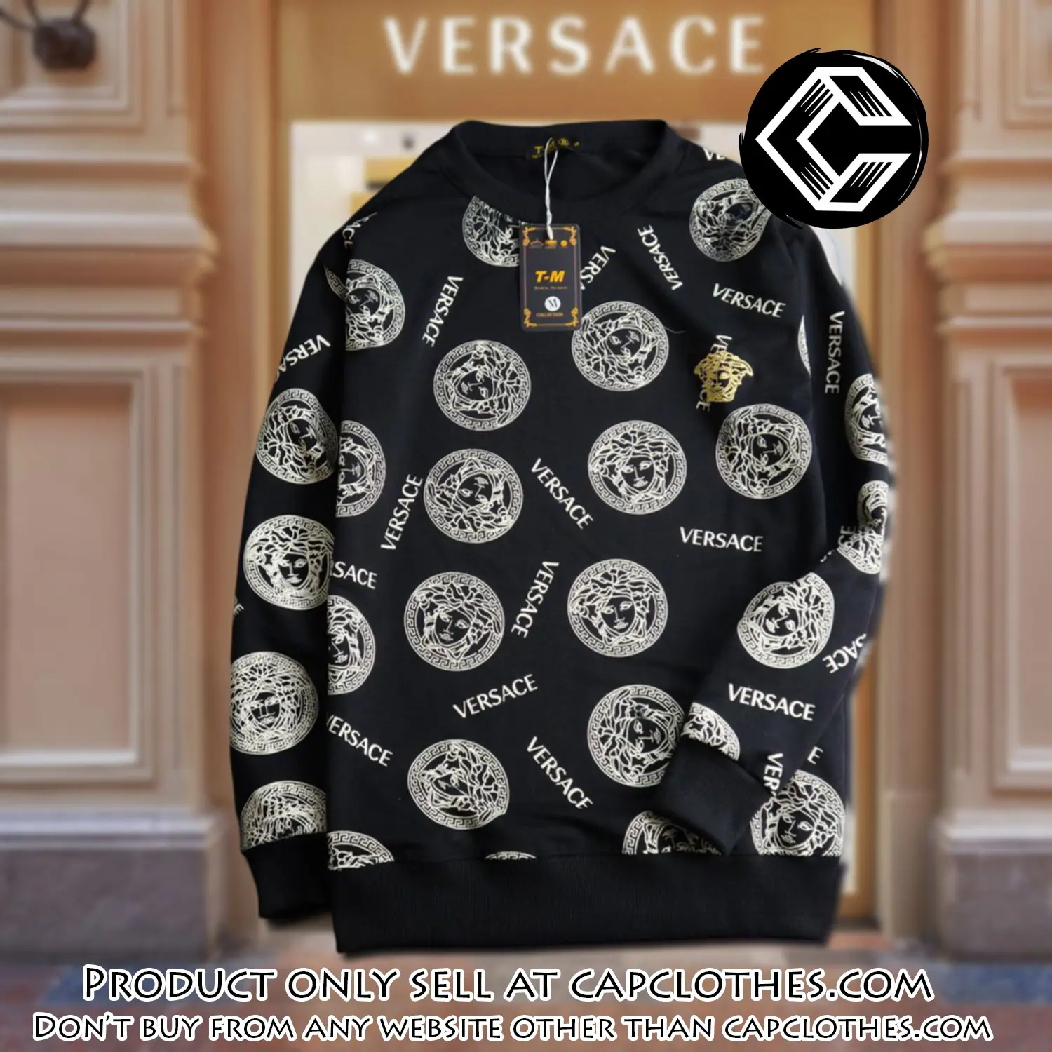 Versace luxury ugly sweater for winter lzu1423 cc0246459